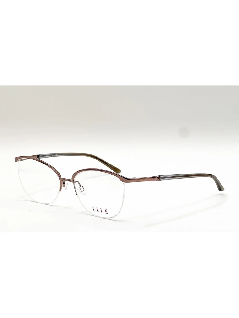 Elle EL13502 BR Brown Cat Eye Authentic Eyeglass Frames 53-17-140